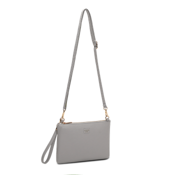 Alma clutch väska Grå