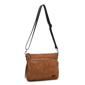 Axelväska i crossbodymodell Axelväska i crossbodymodell Camel