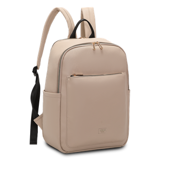 Ryggsäck med plats för 14" dator Beige