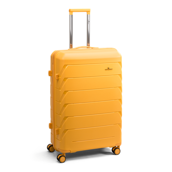 London Resväska Large 77 cm, 4 hjul Gul