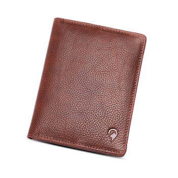 North Pioneer Passfodral – läder RFID-skydd Cognac