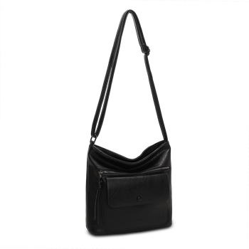 Stor crossover handväska Svart