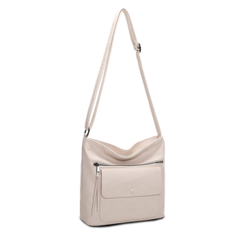 Stor crossover handväska Offwhite