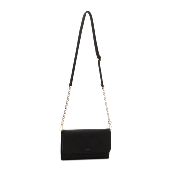 Clutch i crossbodymodell Svart Mönstrad