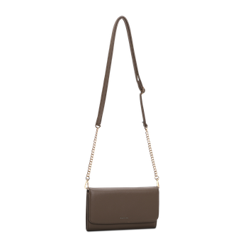 Clutch i crossbodymodell Taupe