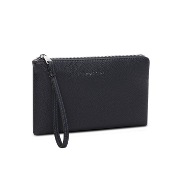 Anna clutch väska Marinblå