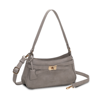 Axelväska i crossovermodell Grå