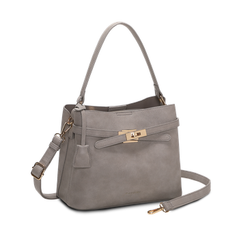 Axelväska i crossovermodell Grå