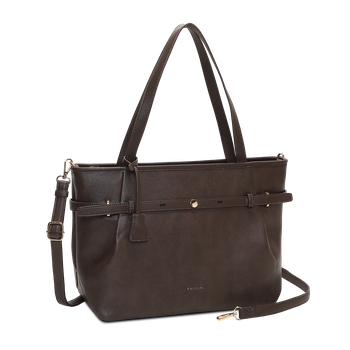 Goldie axelväska/tote bag Brun