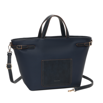 Nella handväska/crossbody, large Marinblå