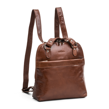 Ryggsäck/Axelremsväska i skinn Ryggsäck/Axelremsväska i skinn Bridge