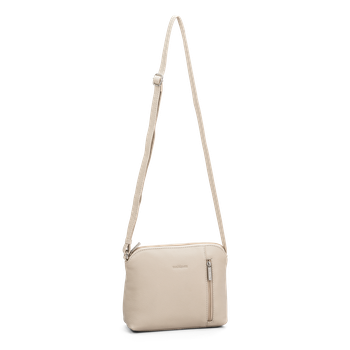 Crossover i skinn Beige