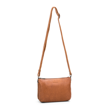 Clutch i skinn Walnut