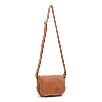 Lockväska i skinn Walnut