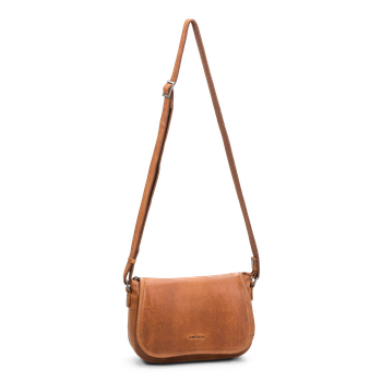 Lockväska i skinn Walnut