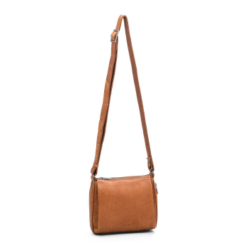 Axelväska i skinn Walnut