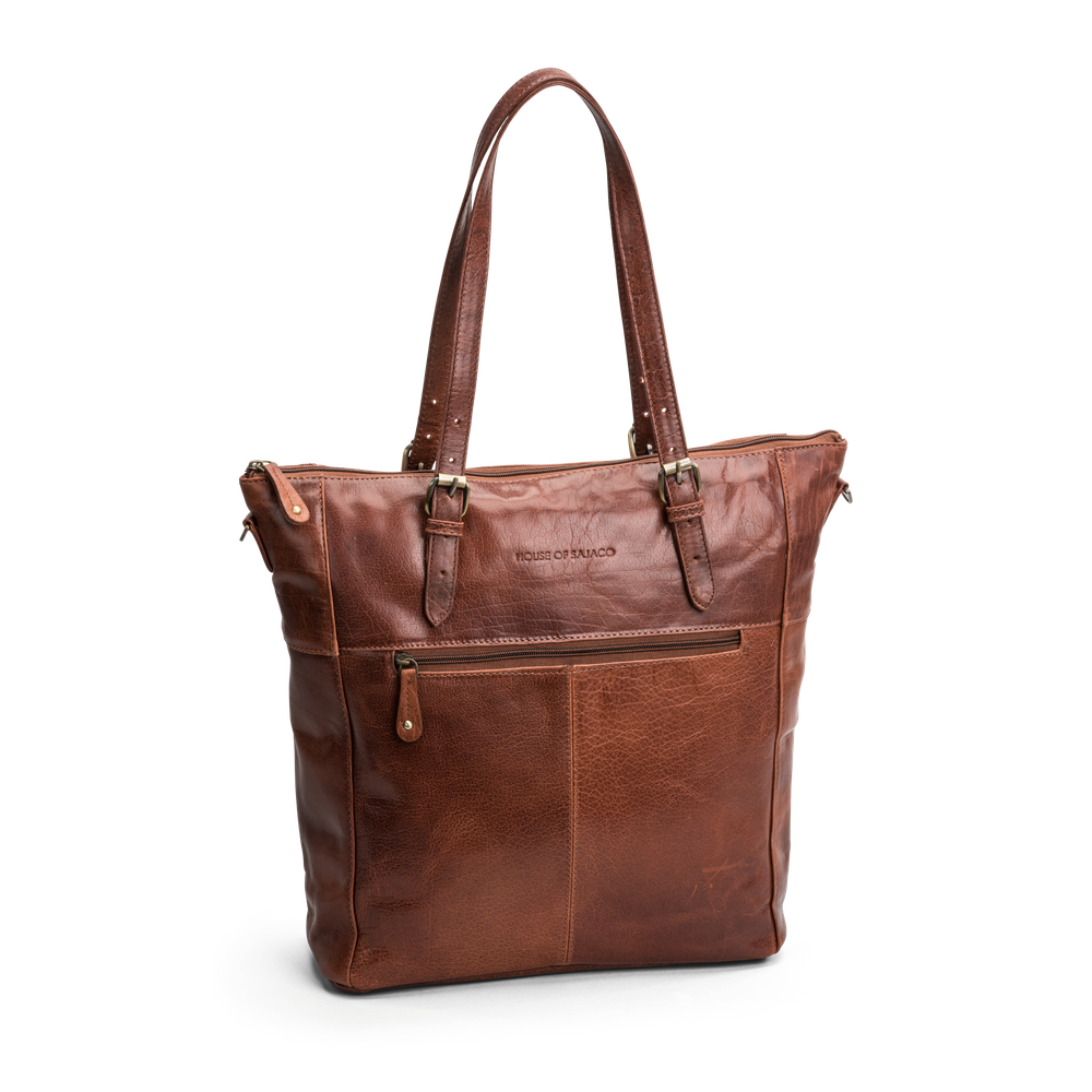 Tote bag 16" i skinn