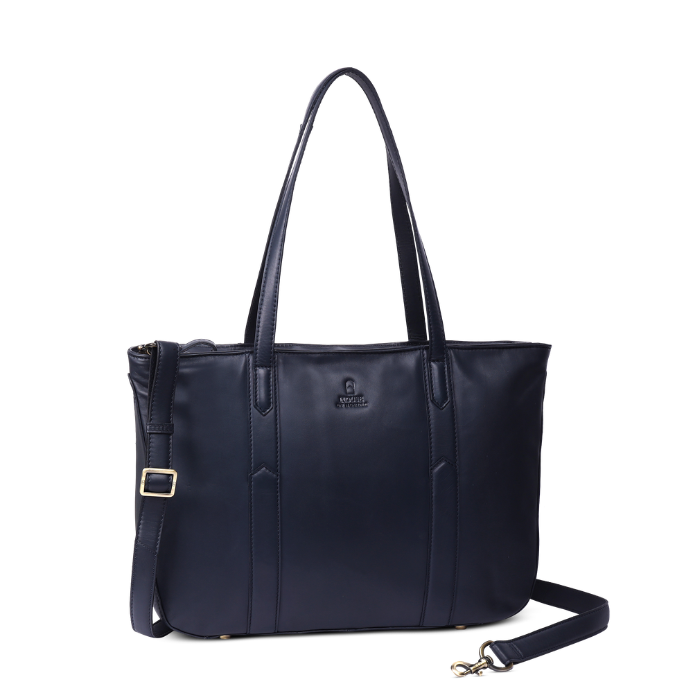 Classics tote bag för laptop i skinn, 13"