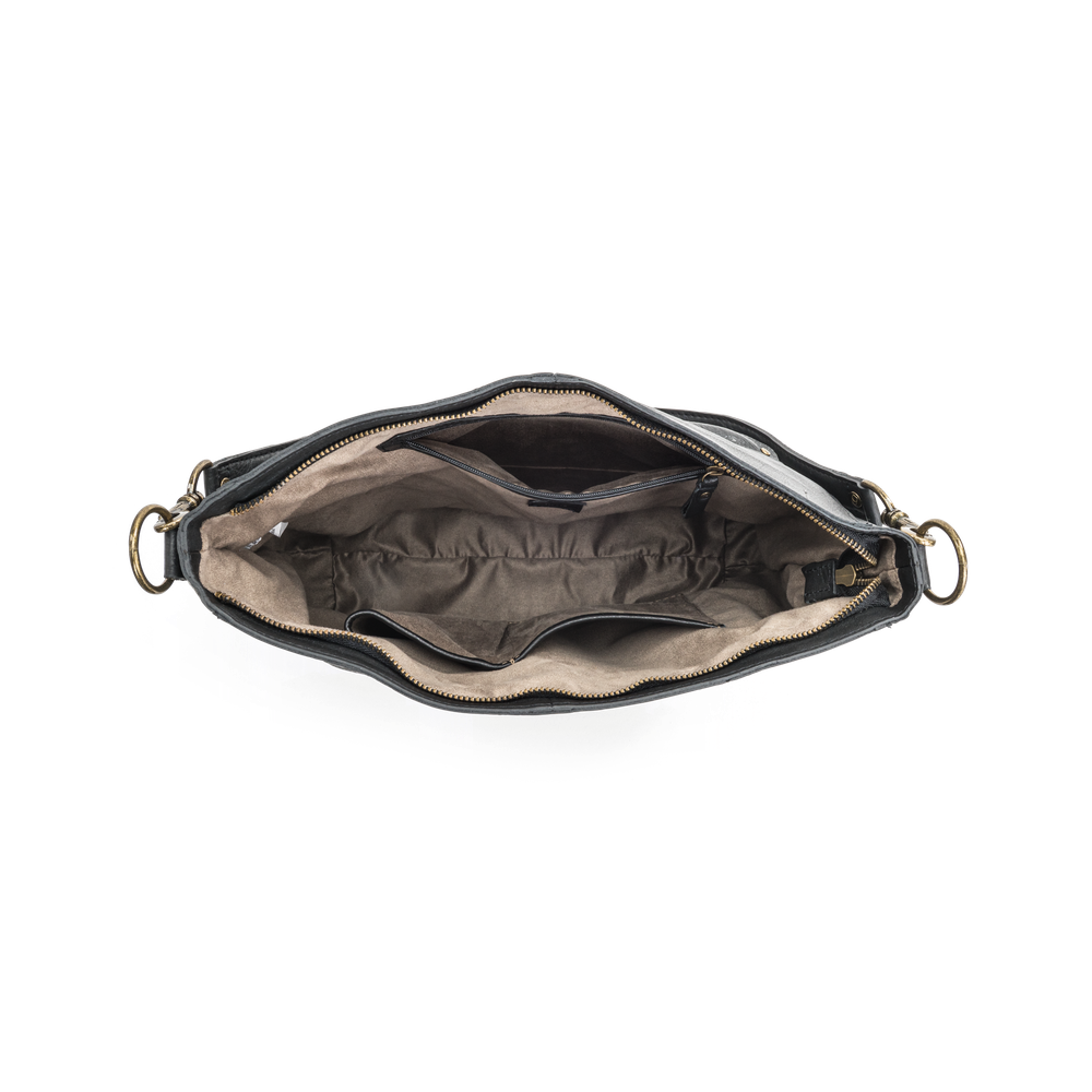 Väska påsmodell hobo i skinn