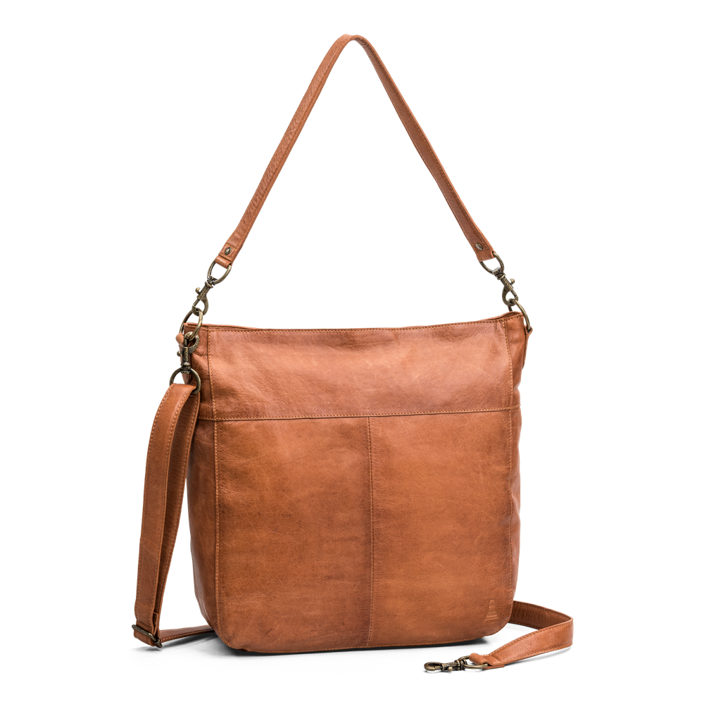 Väska påsmodell hobo i skinn