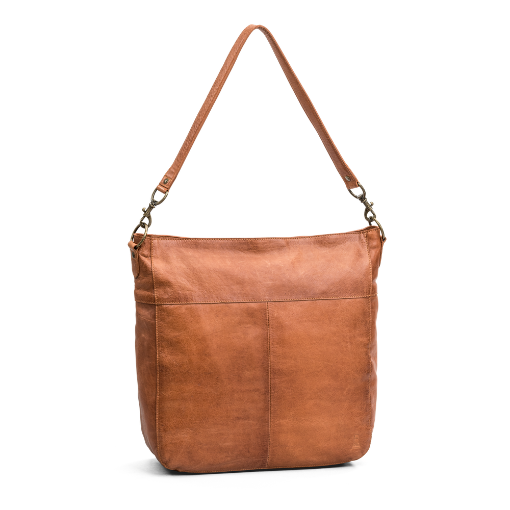 Väska påsmodell hobo i skinn