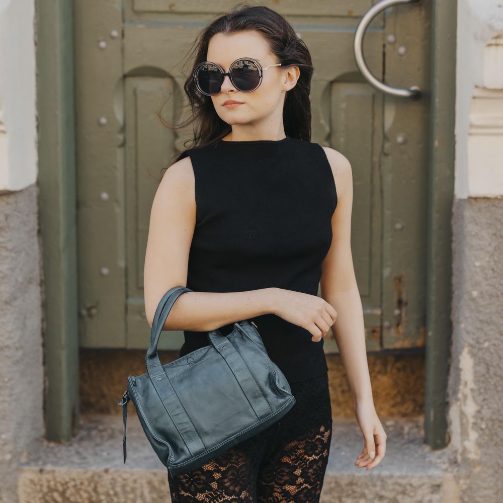 VINTAGE LOOK Small totebag