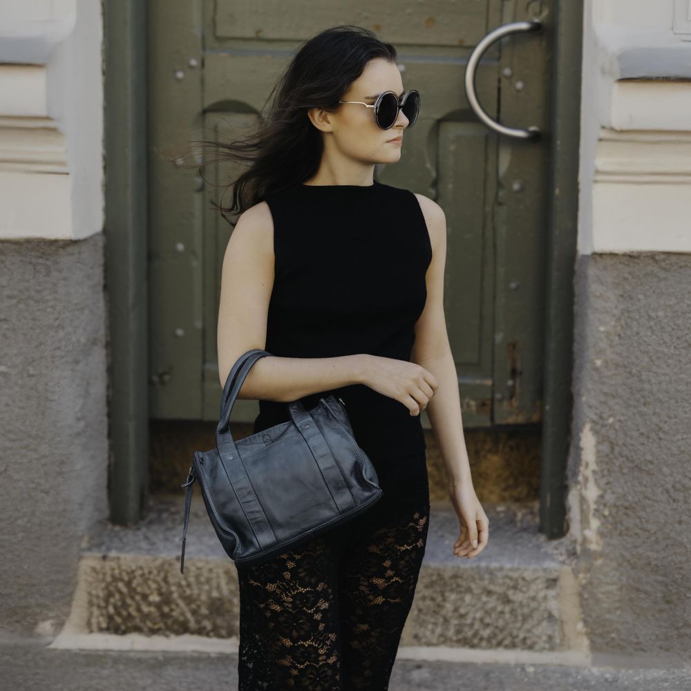 VINTAGE LOOK Small totebag