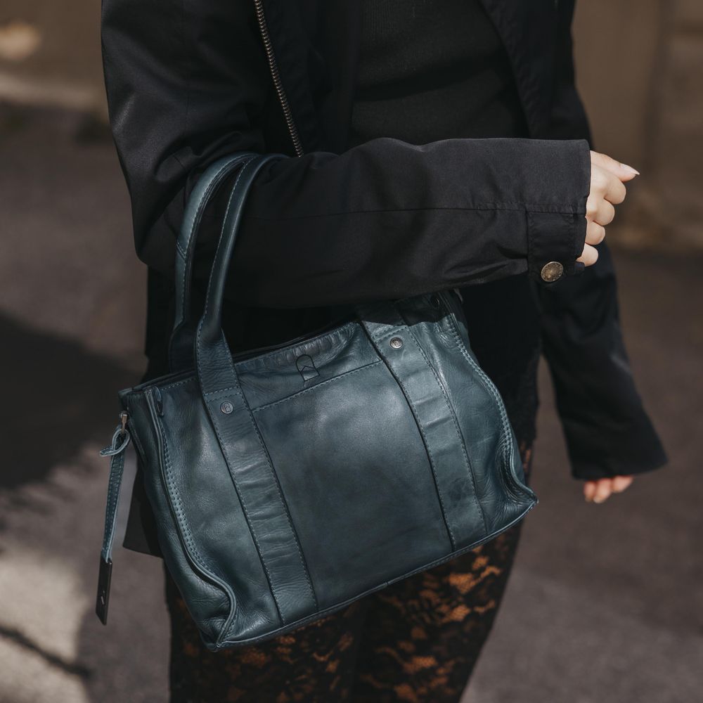 VINTAGE LOOK Small totebag