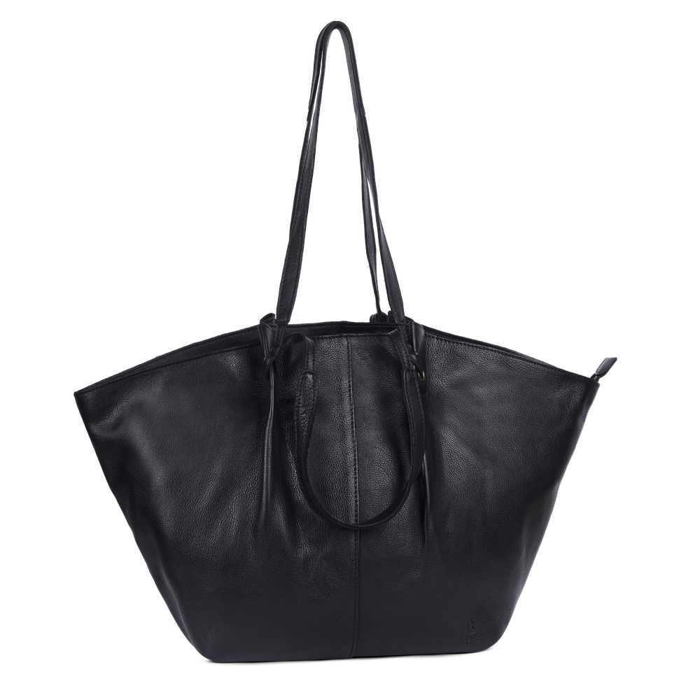 Chic Boho tote bag i skinn