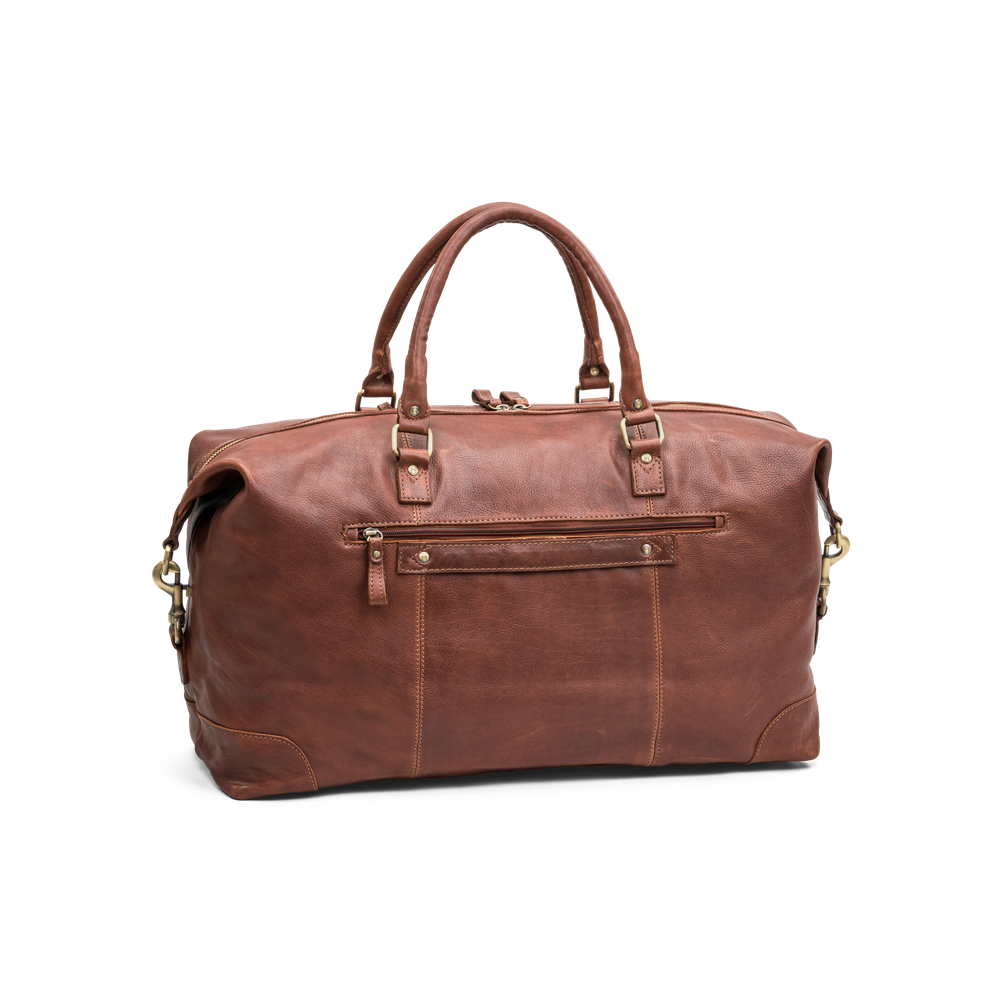 Weekend bag i skinn