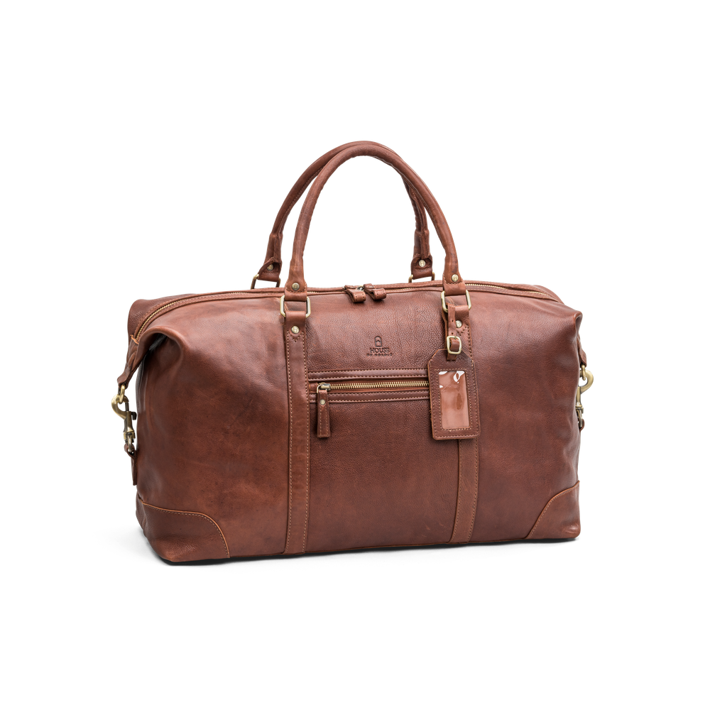 Weekend bag i skinn