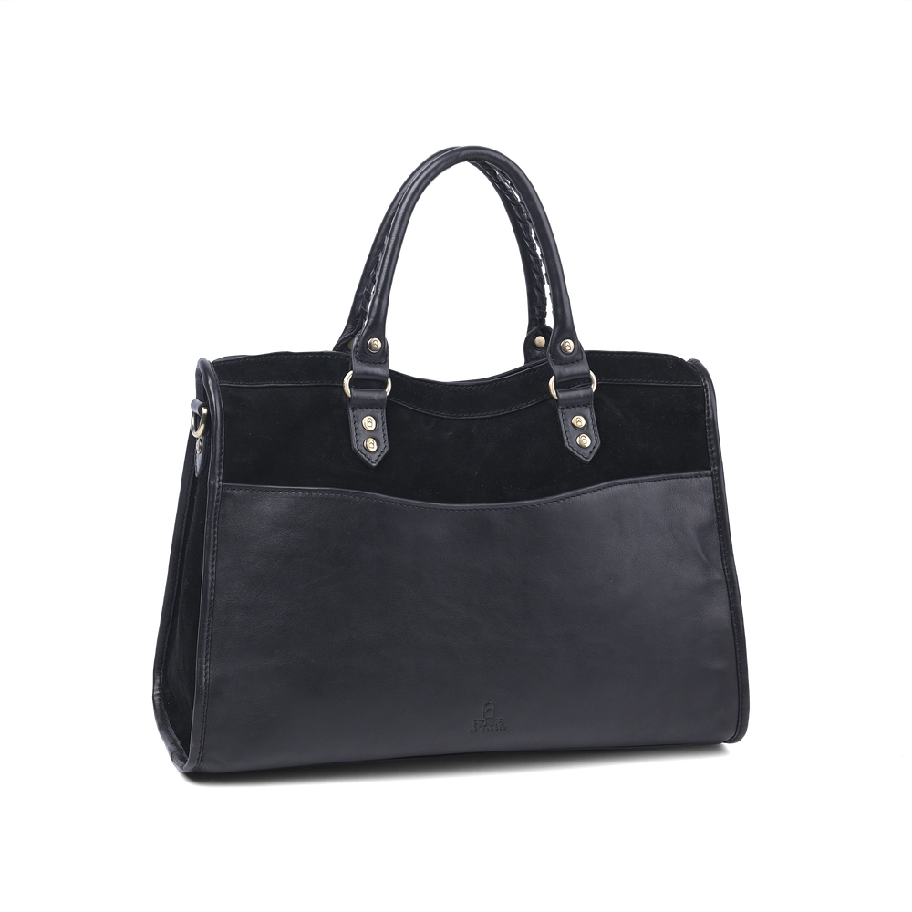 Vintage Look tote bag i skinn