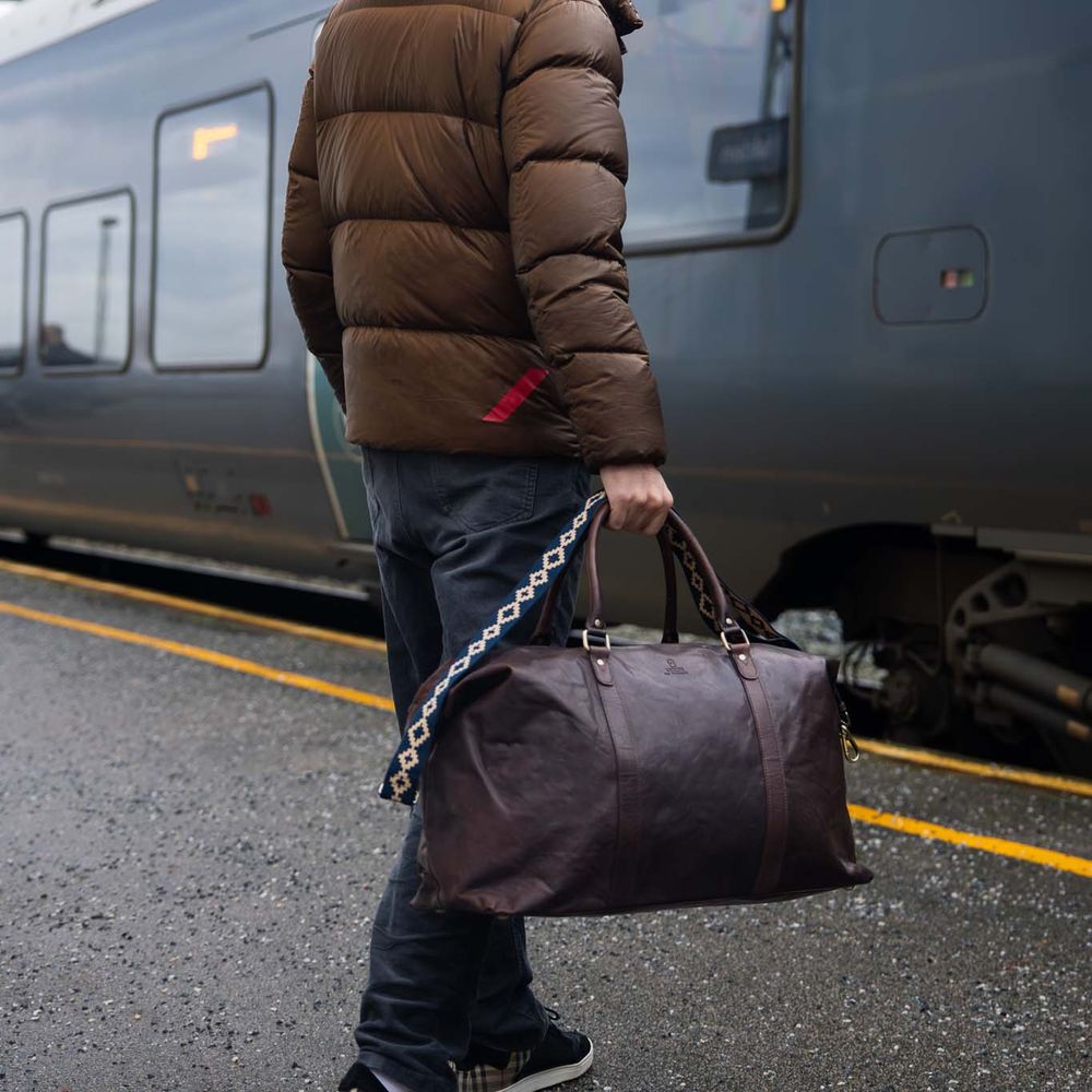 Weekend bag XL i skinn