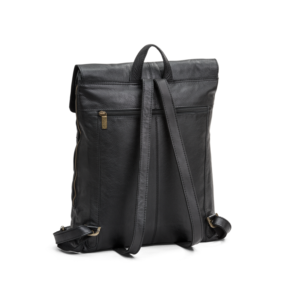 Ryggsäck i skinn 13" laptop