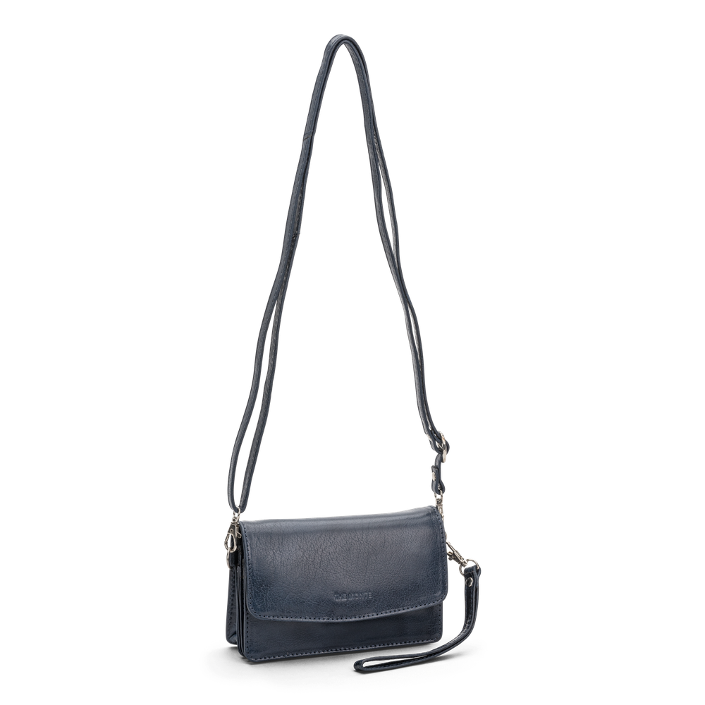 Väska clutch i skinn