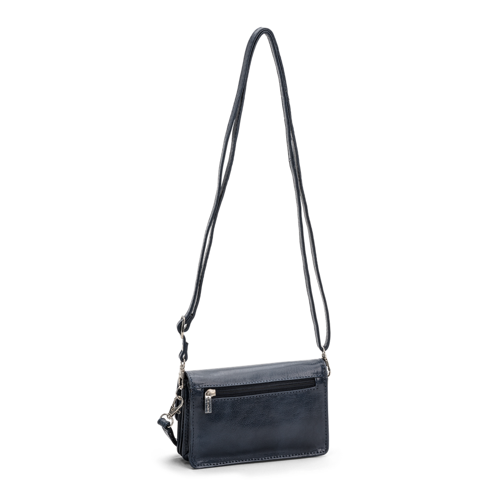 Väska clutch i skinn
