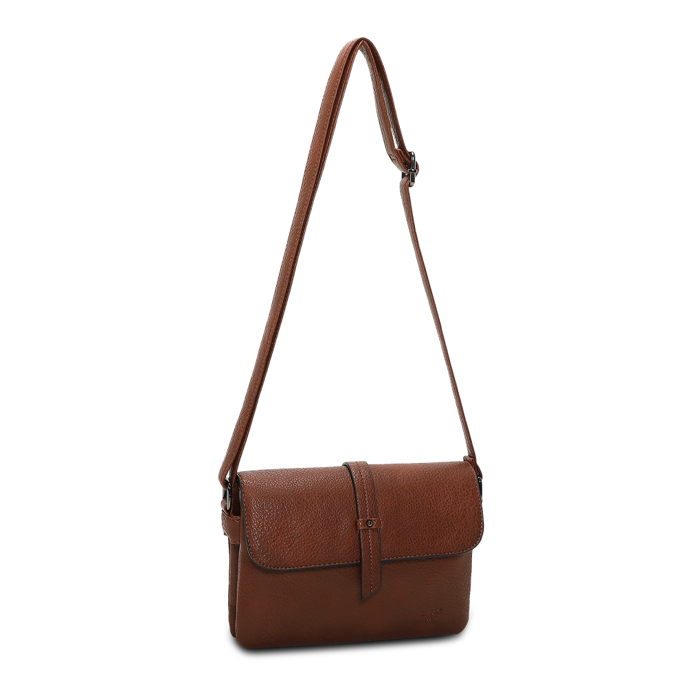 Alma klaffväska i crossovermodell