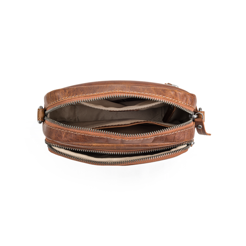 Crossbody leather bag