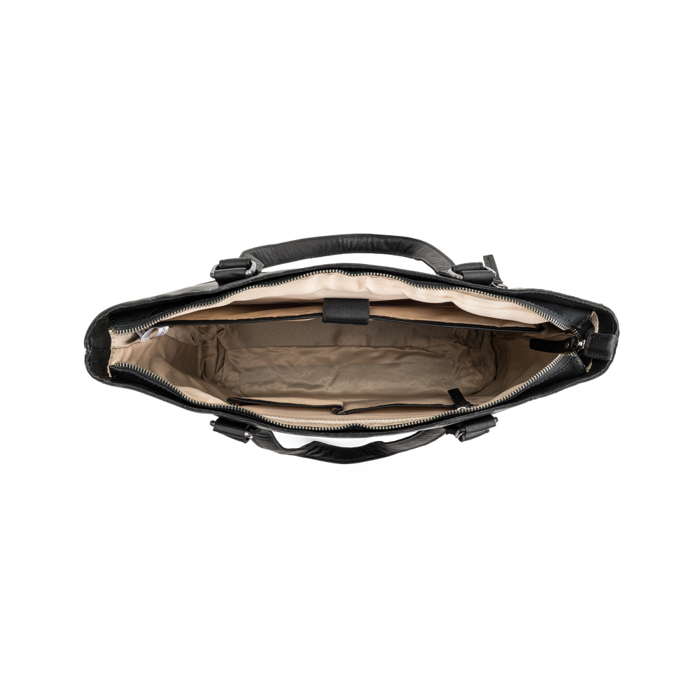 Leather Tote workbag 16"