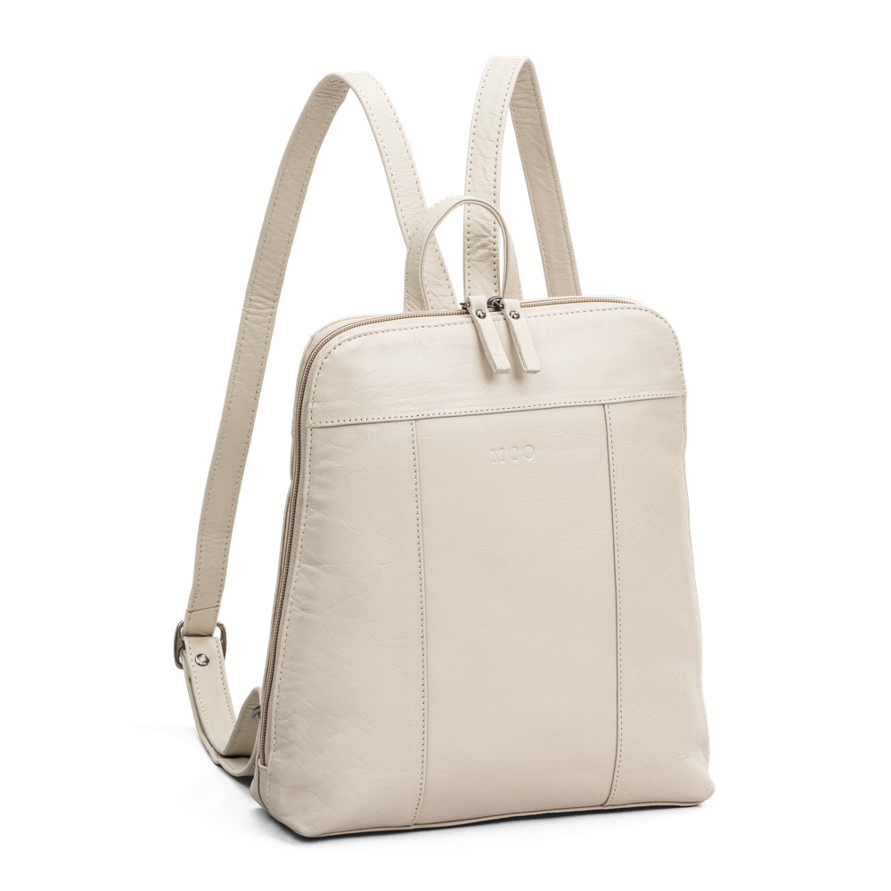 City ryggsäck i skinn