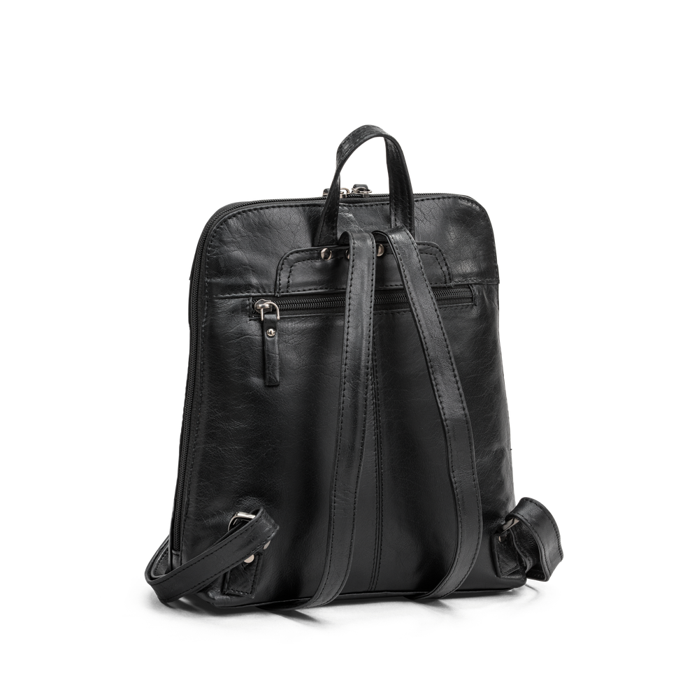 City ryggsäck i skinn