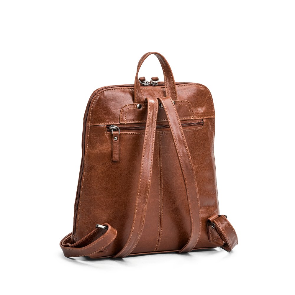 City ryggsäck i skinn