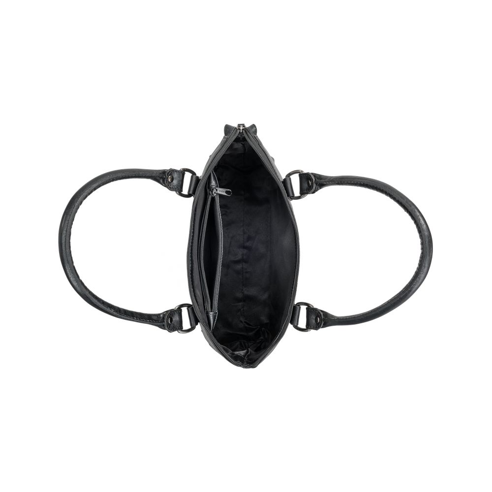 Klassisk skinnväska