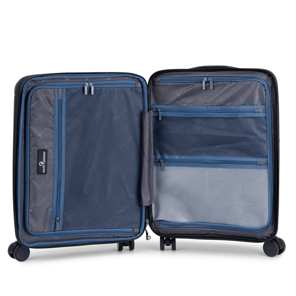 Bergen expanderbar kabinväska, 4 hjul, 55 cm, 43L