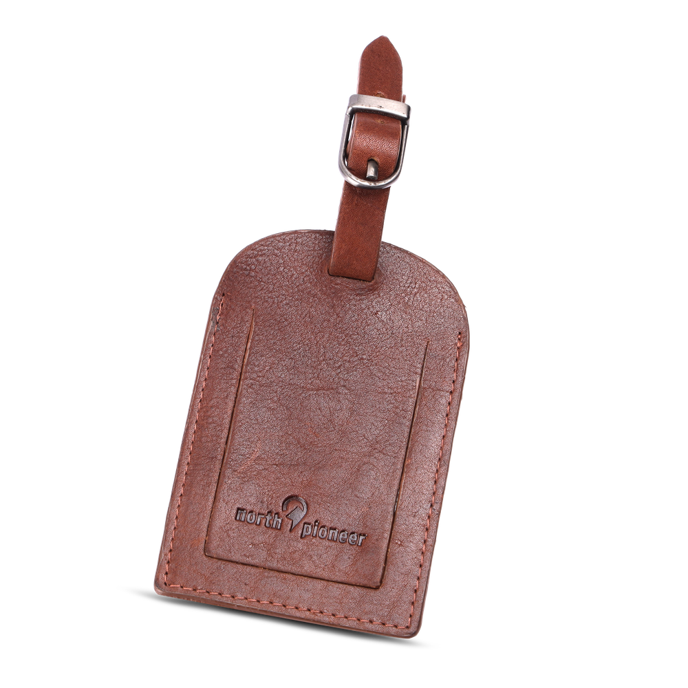 North Pioneer Bagagetag – läder