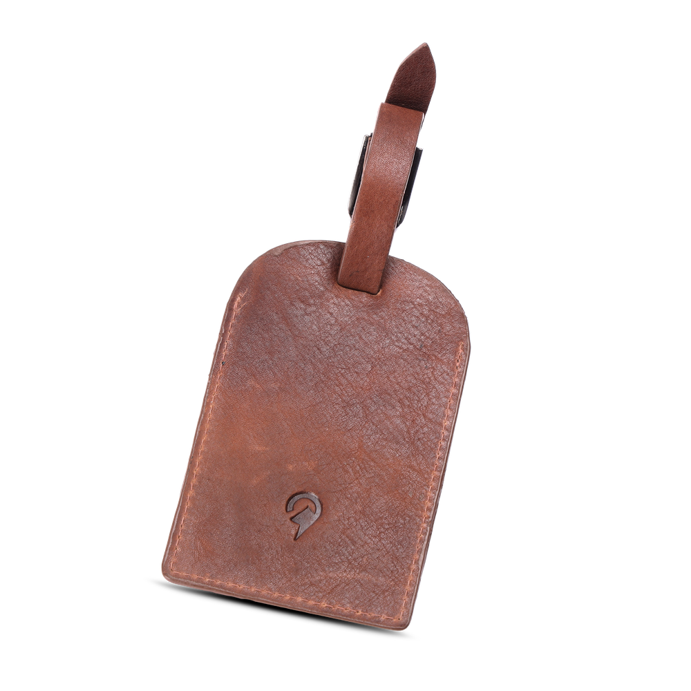 North Pioneer Bagagetag – läder