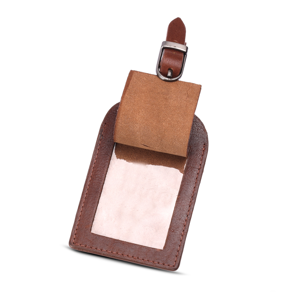 North Pioneer Bagagetag – läder