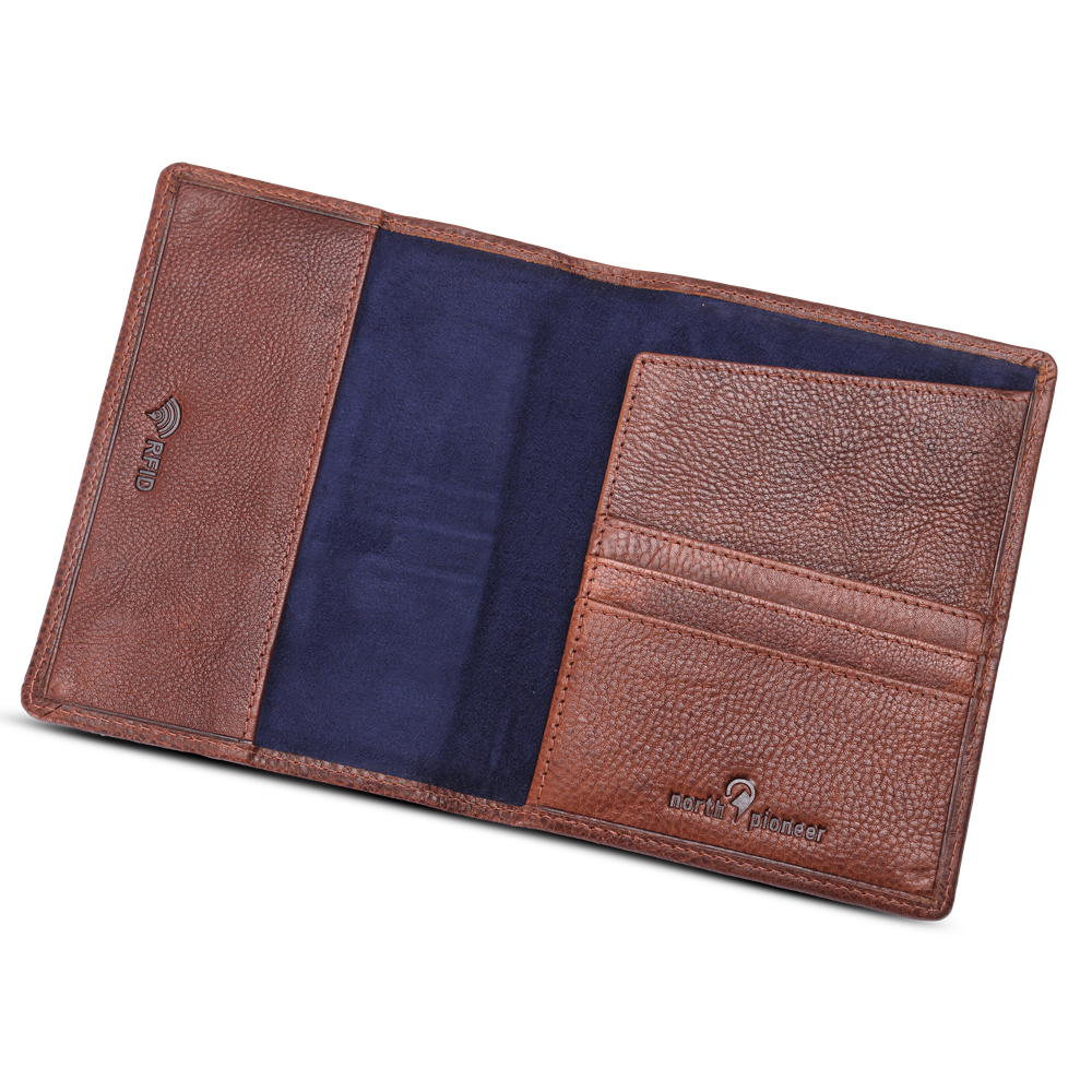 North Pioneer Passfodral – läder RFID-skydd