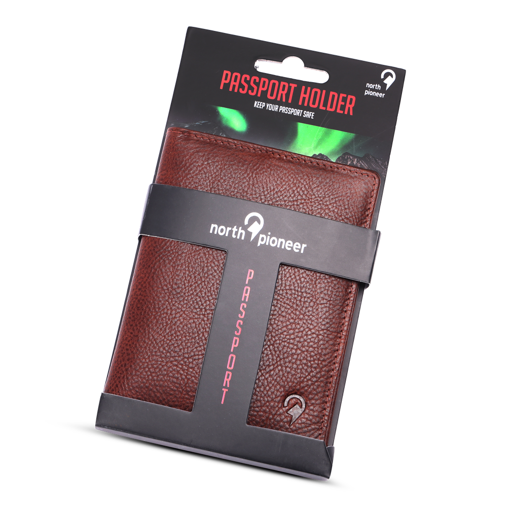 North Pioneer Passfodral – läder RFID-skydd