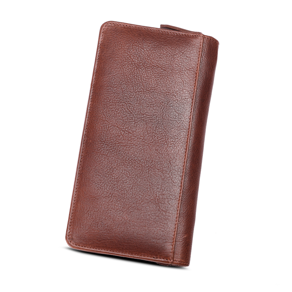 North Pioneer Resemapp – läder RFID-skydd